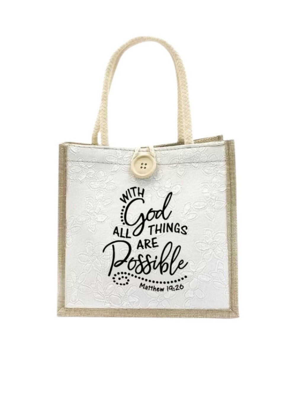 NEW Scripture Bible Verse Matthew 9:26 Tote Bag